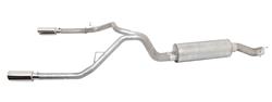 Gibson Stainless Split Rear Exhaust 14-19 Dodge Ram 6.4L Hemi - Click Image to Close